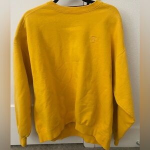 Starter Heavyweight Yellow Sweatshirt Large